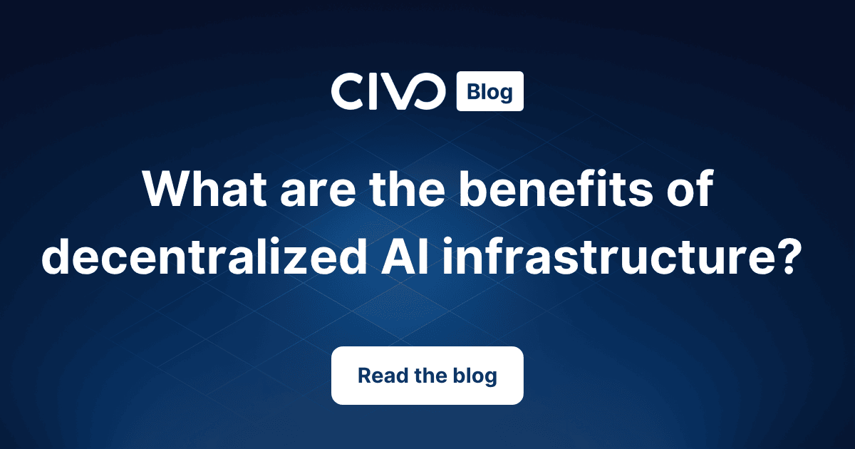 What are the benefits of decentralized AI infrastructure? thumbnail