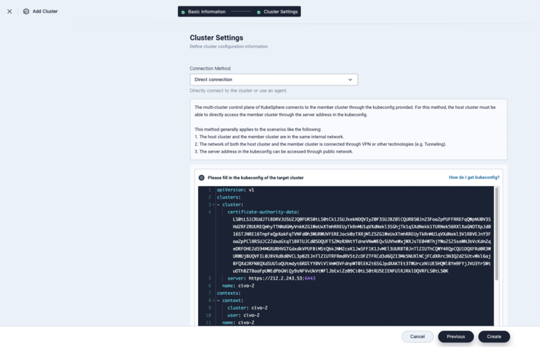 Install KubeSphere on Your Civo Clusters