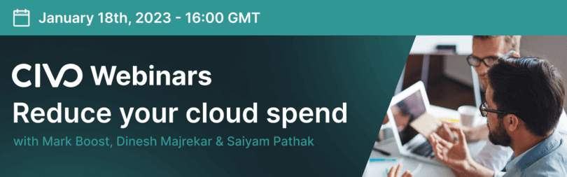 Civo Webinar - Cost of cloud banner