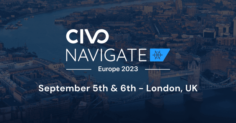 Civo Navigate Europe 2023 imagery