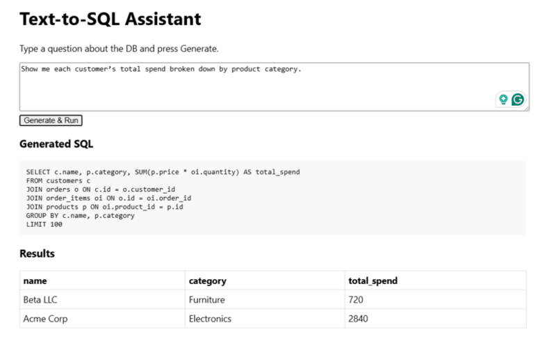 Lightweight Text-to-SQL Assistant on Civo GPUs