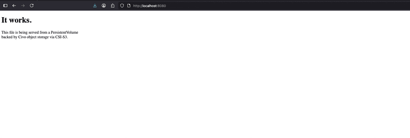 Mount Civo Object Storage as a Kubernetes Persistent Volume with CSI-S3